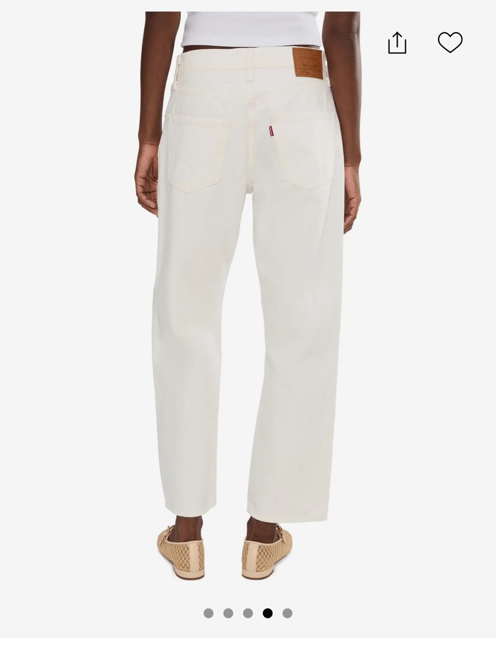 Levi's 501 90s ankle jeans white - Picture 3 of 5